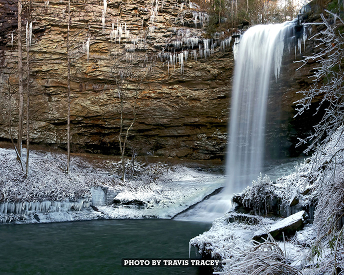 Upper Piney Falls by Travis Tracey